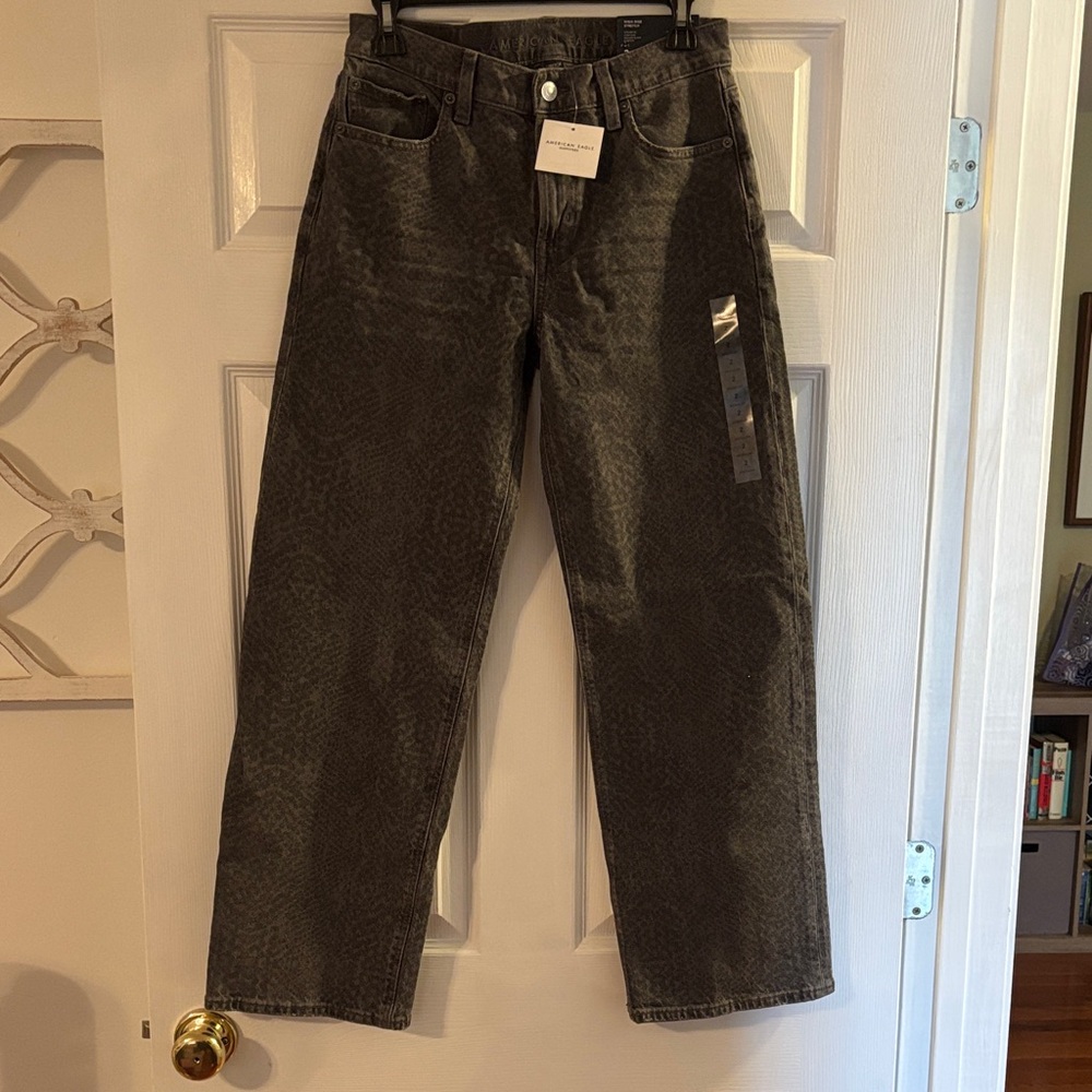 American Eagle Outfitters Gray Stovepipe Jeans